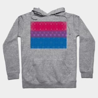 Spirograph Patterned Bisexual Flag Hoodie